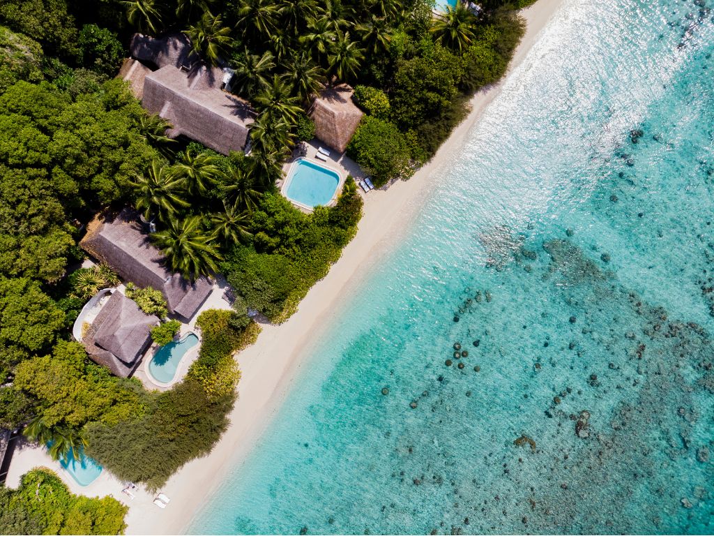 beach property aerial